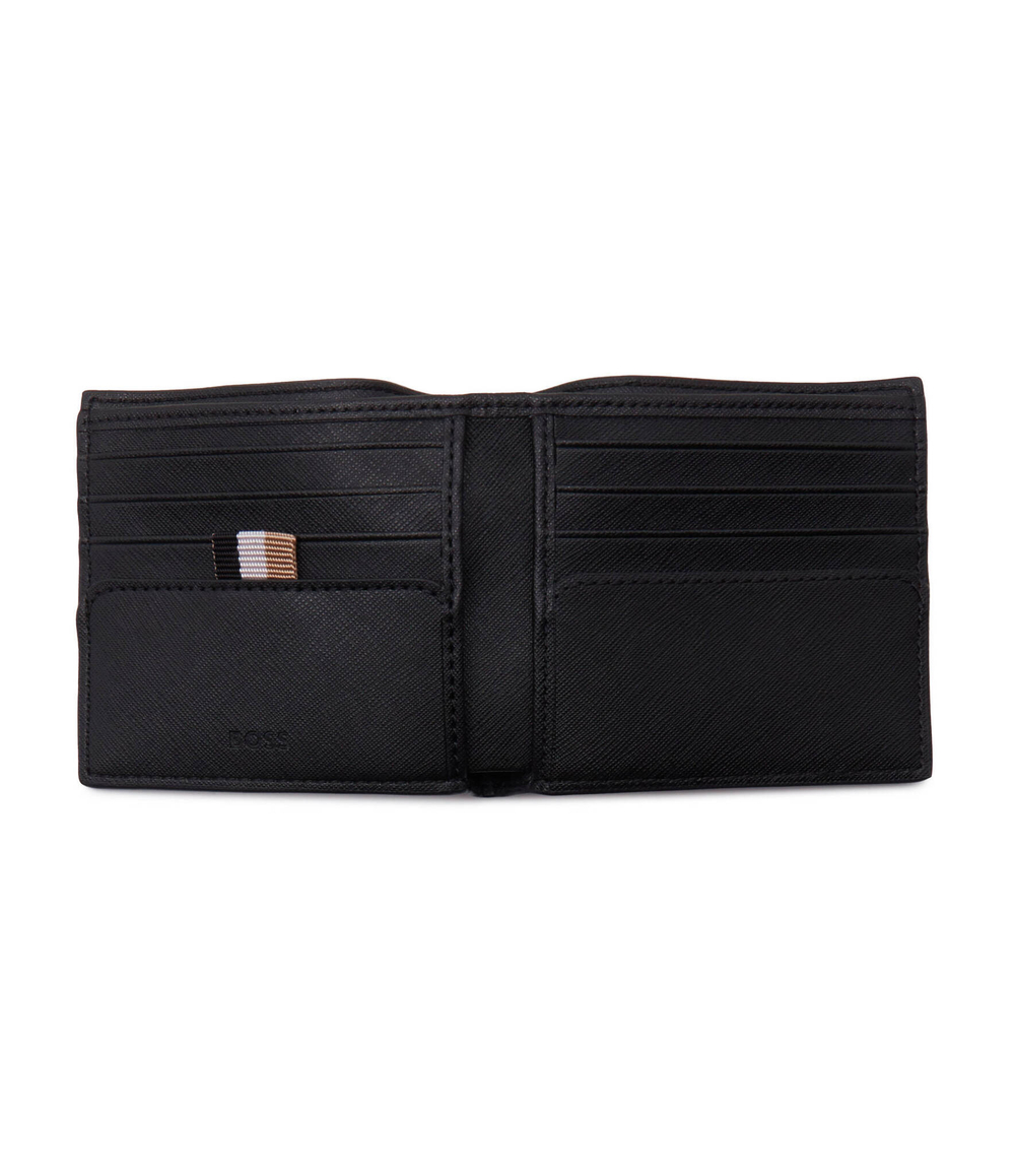 Кожаный кошелек Zair_8 cc BOSS BLACK - черный(50485600)