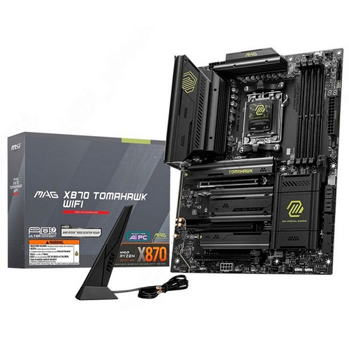 Материнская плата MSI MAG X870 TOMAHAWK WIFI (AM5/AMD X870/4xDDR5/3xPCI-Ex16/4xM.2/SB/Wi-Fi/BT/GLAN/HDMI/ATX)