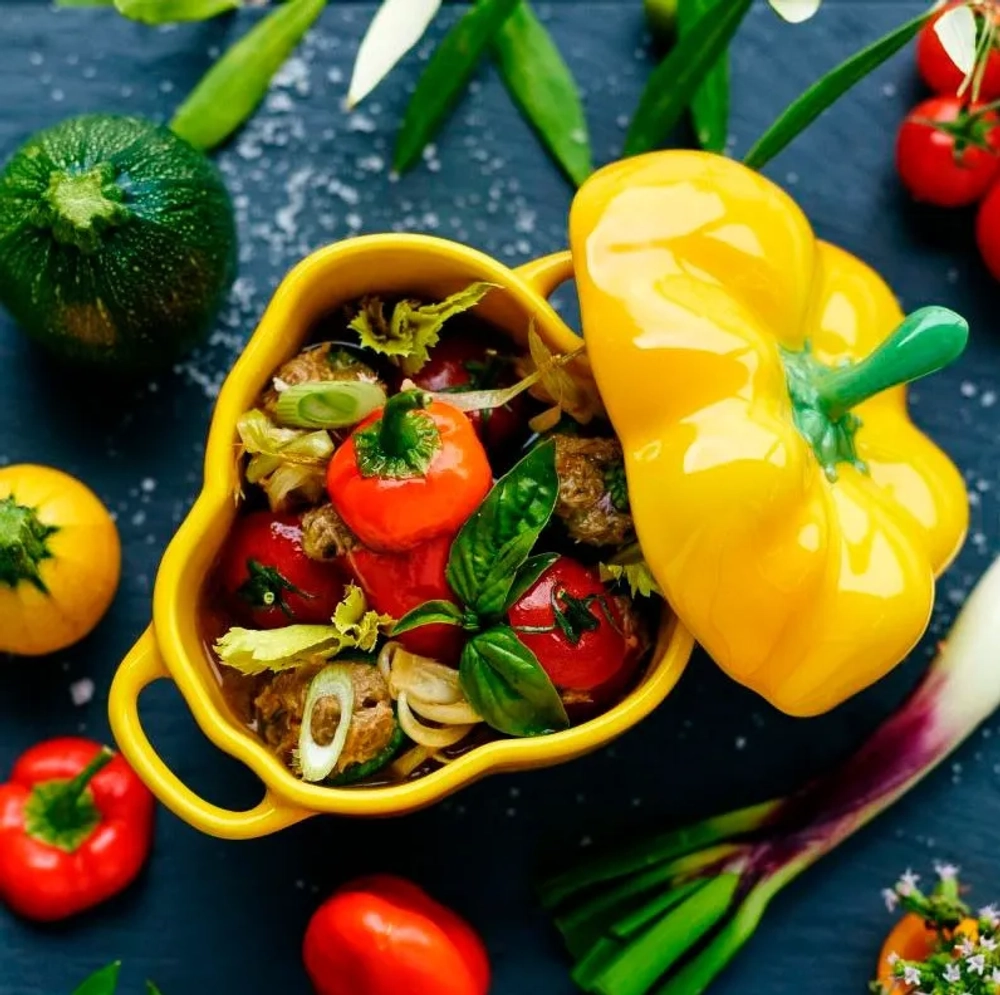 STAUB Мини-кокотница 450мл красный перец 40500-325-0