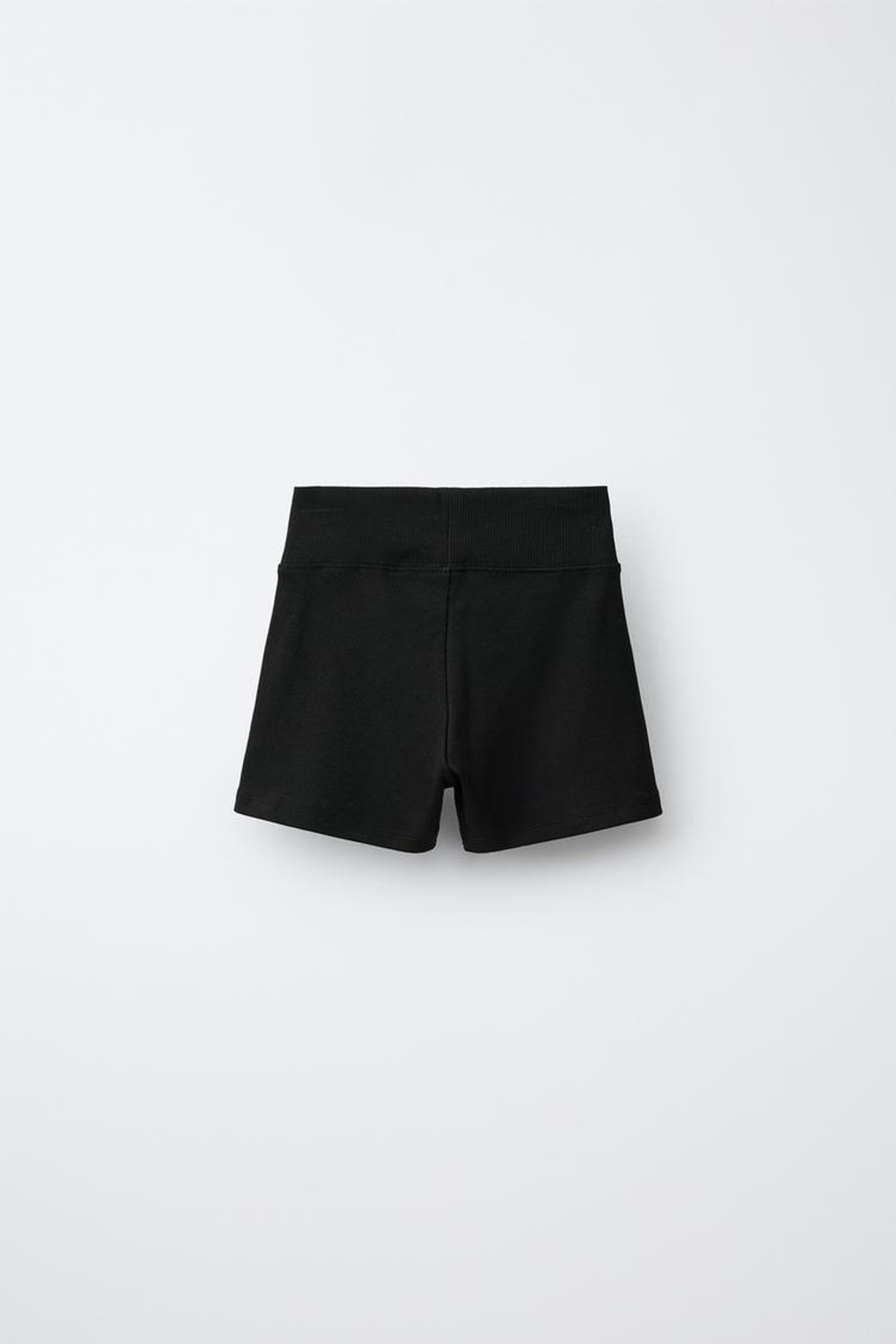 ZARA КОРОТКИЕ ВЕЛОСИПЕДКИ В РУБЧИК, ЧЕРНЫЙ