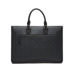 SEPTWOLVES Cow Leather Briefcase QPL Regular Unisex Black