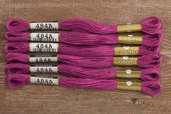 Мулине Lecien Cosmo, цв. 0484 / 6 мот. по 8 метров, в 6 сложений