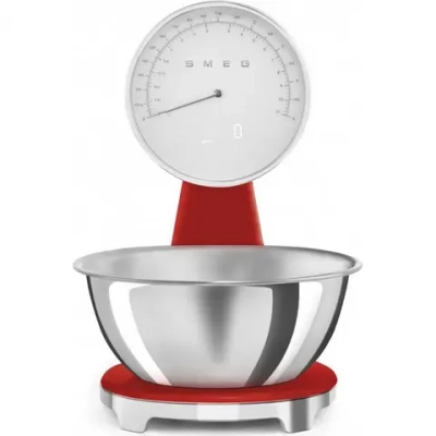 Весы кухонные Smeg KSF01RDWW красный