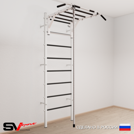 Шведская стенка Sv Sport 529 (Турник рукоход/Канат)