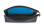 LOUIS VUITTON Pochette Voyage Damier Graphite Giant Mm Blue