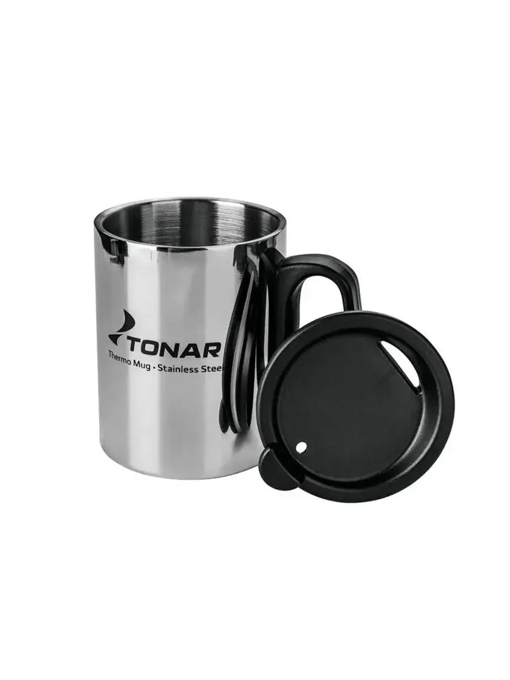 Термокружка 300ML с пл. крышкой и подставкой (T.TK-004-300)
