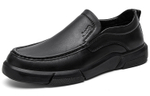 Jeep Casual Leather Shoes Men"s Low top Black