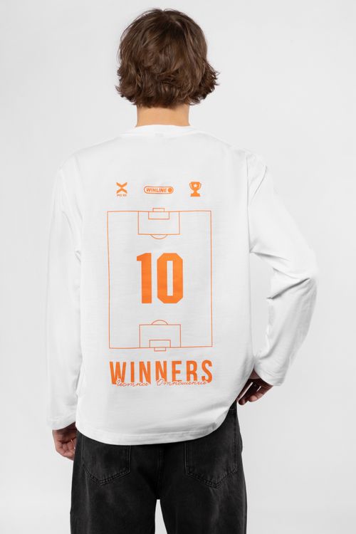 Лонгслив Winners белый