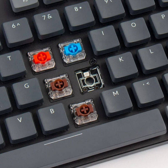 Беспроводная механическая ультратонкая клавиатура Keychron K5SE, Full Size, RGB подсветка, Red Switch (K5SE-E1)