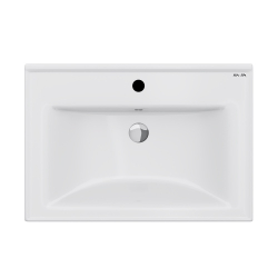 M85AWCC0652WG X-Joy, Раковина мебельная, керамическая, 65 см, встроенная, цвет: белый, глянец