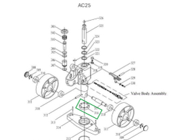 Подшипник опорный гидроузла ф55х78 мм для гидравлических тележек AC25