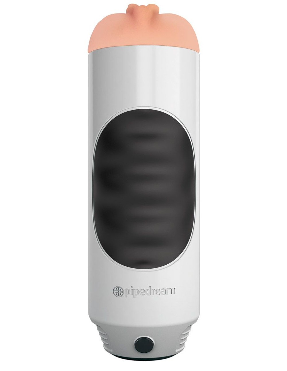 Мастурбатор-вагина Mega Grip Vibrating Stroker Pussy (Цвет: светло-серый)