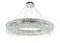 Люстра подвесная NewRgy 2844R/18A CHROME+CLEAR, 18×10 Вт, хромированная