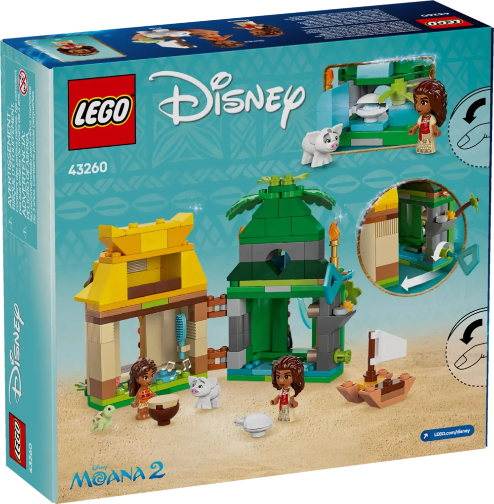 Конструктор LEGO Disney 43260 Веселье на острове Моаны