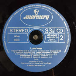 Винтажная виниловая пластинка LP 10cc Look Hear (Germany 1980) Strange Lover