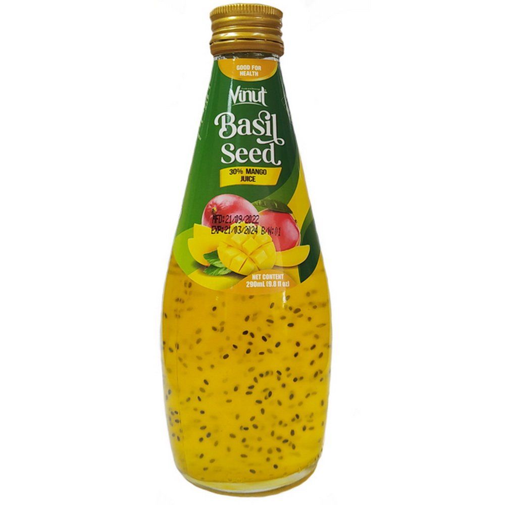 Напиток VINUT Basil seed Mango Манго с семенами Базилика 290мл
