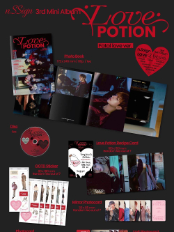 Альбом N.SSIGN - LOVE POTION 3rd Mini Album RANDOM Version