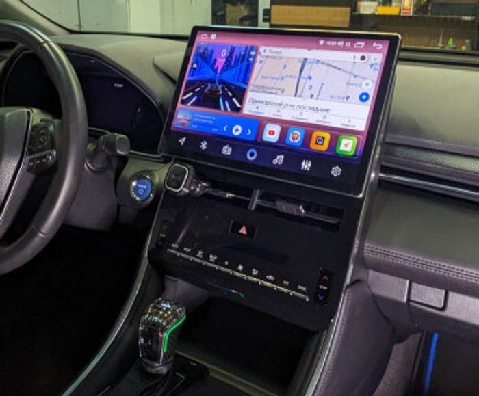 Магнитола в рамку 9" или 10" с экраном 11" или 13" QLED+2K - Parafar на Android 13, Быстрая, CarPlay, 4G SIM-слот