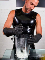 Резиновые перчатки Thick Industrial Rubber Gloves 9 (Цвет: черный)