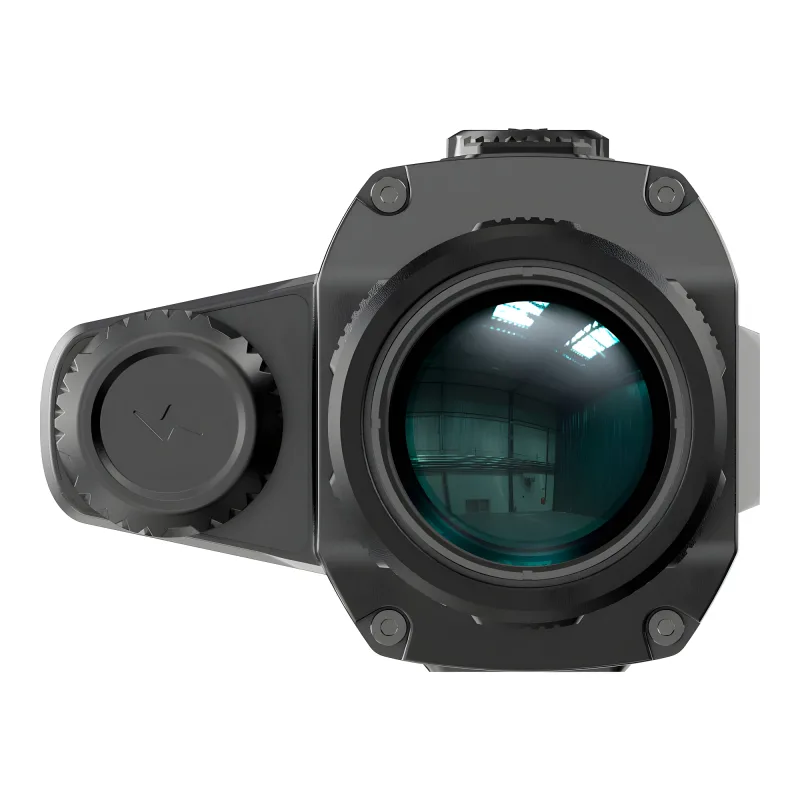 Прицел EATECH GR30 (Guide DR30), день/ночь, 2.175х-17.4х, ИК 850nm, D35мм - вид с объектива крупным планом