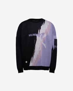 Свитер Disrupted Logo Black Series ED2 Knitted черный