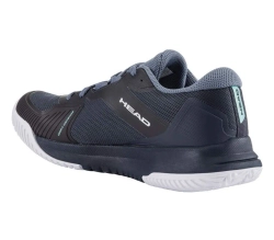 Детские теннисные кроссовки Head Sprint Pro 4.0 - blueberry/teal