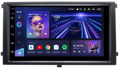 Магнитола для SsangYong Rexton 2 2006-2012 - Teyes CC3L дисплей 7" IPS на Android 10, CarPlay, 4G SIM-слот