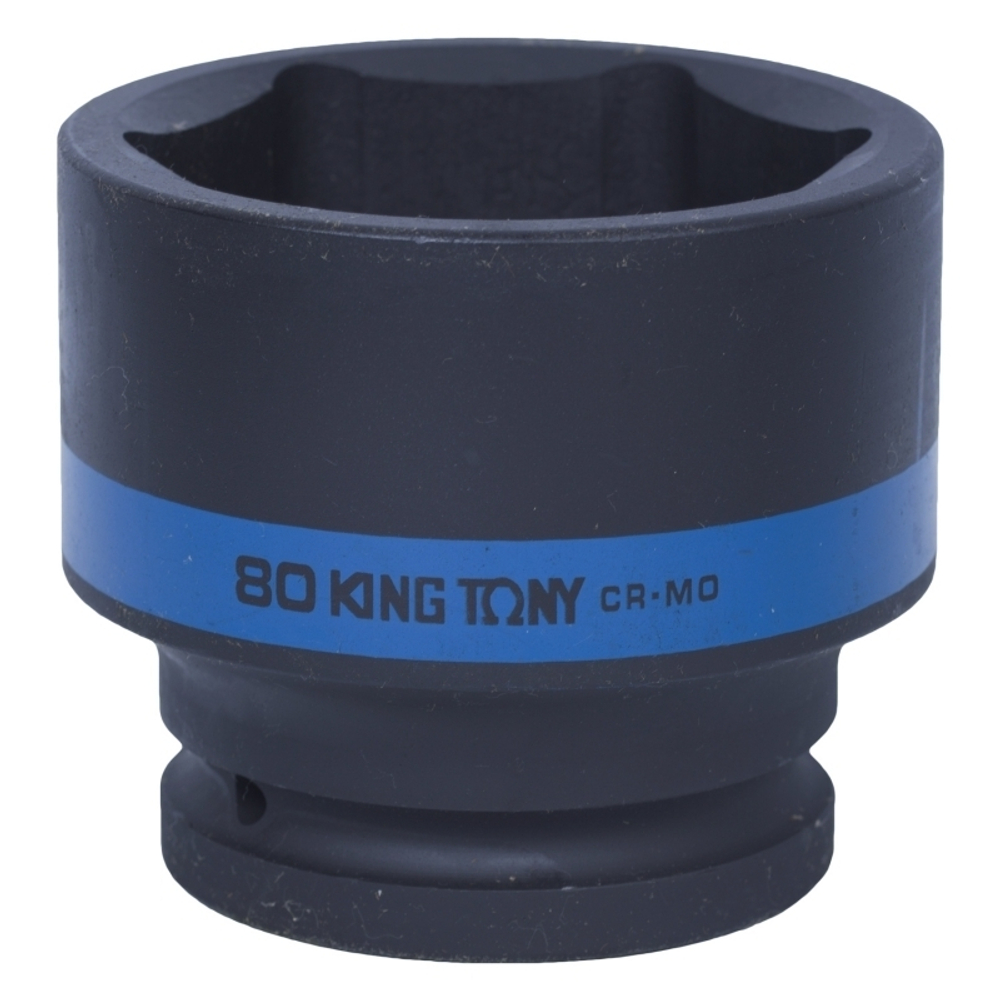 KING TONY (853580M) Головка торцевая ударная шестигранная 1", 80 мм