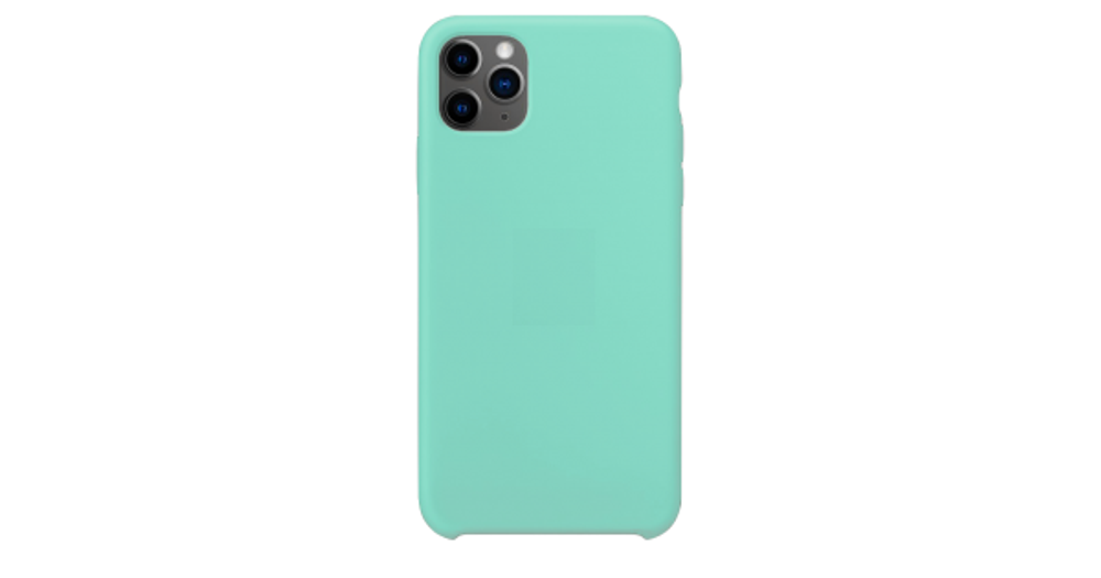 Чехол-накладка  i-Phone 12/12 Pro Silicone icase  №50 бледно-бирюзовая
