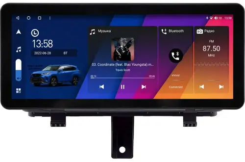 Магнитола для Audi Q3 2011-2019 - Canbox H-Line 0080 монитор 12.3" QLED в стиле Audi на Android 10, Быстрая, ТОП-процессор, CarPlay, 4G SIM-слот