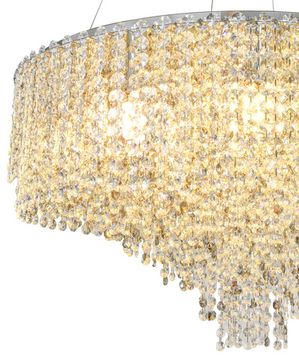Люстра подвесная 16*Е14 2187/09/16P хром Rain of Crystal Stilfort