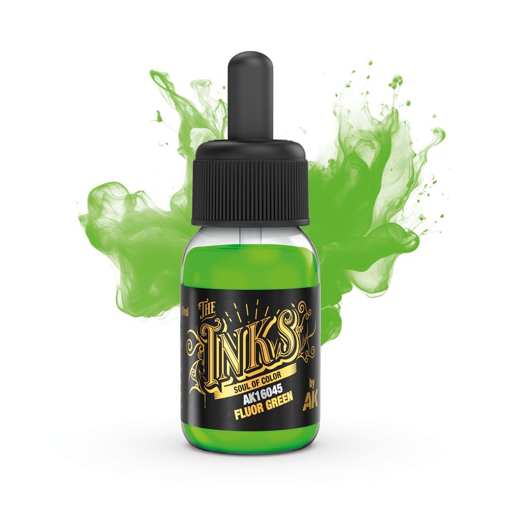 AK Interactive The INKS - Fluor Green AK Interactive The INKS - Fluor Green