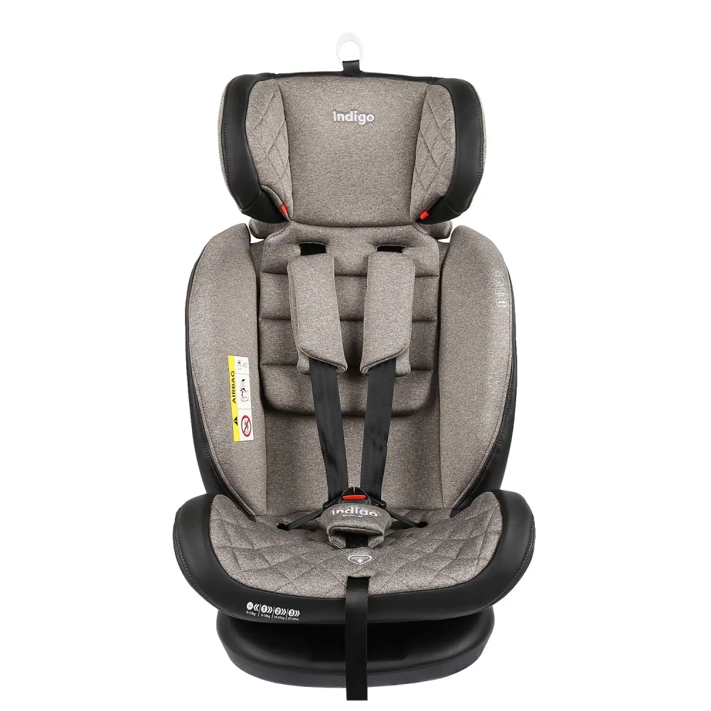 Автокресло Indigo AERO ISOFIX, ST-3, группа 0+1+2+3 (0-36 кг) бежевый