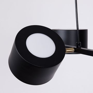 Люстра на штанге 4*Е14 A7051SP-4BK чёрный Sebastian Arte Lamp