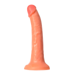 Телесный фаллоимитатор-реалистик 20см на присоске ToyFa RealStick Caliber 983013