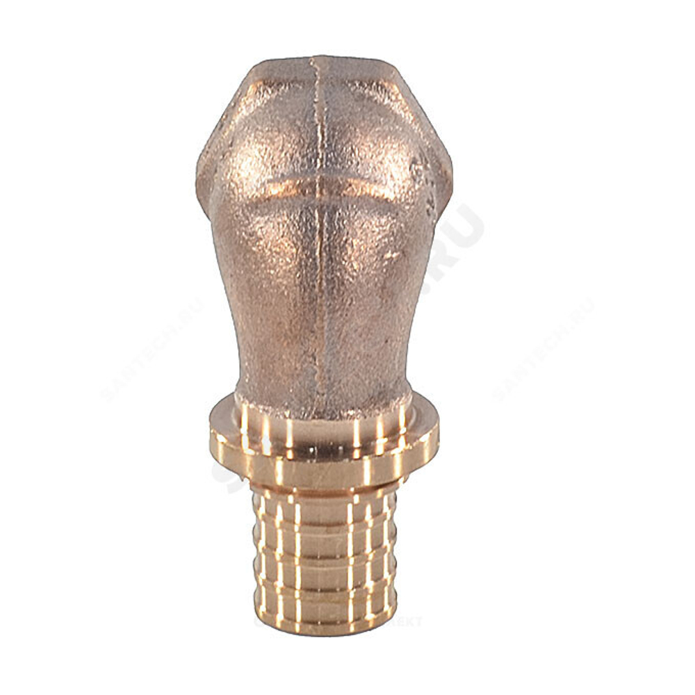 Угольник для PE-X труб аксиальный бронза Дн 20х1/2" ВР RAUTITAN RX+ Rehau 14563551001 (13660961001)