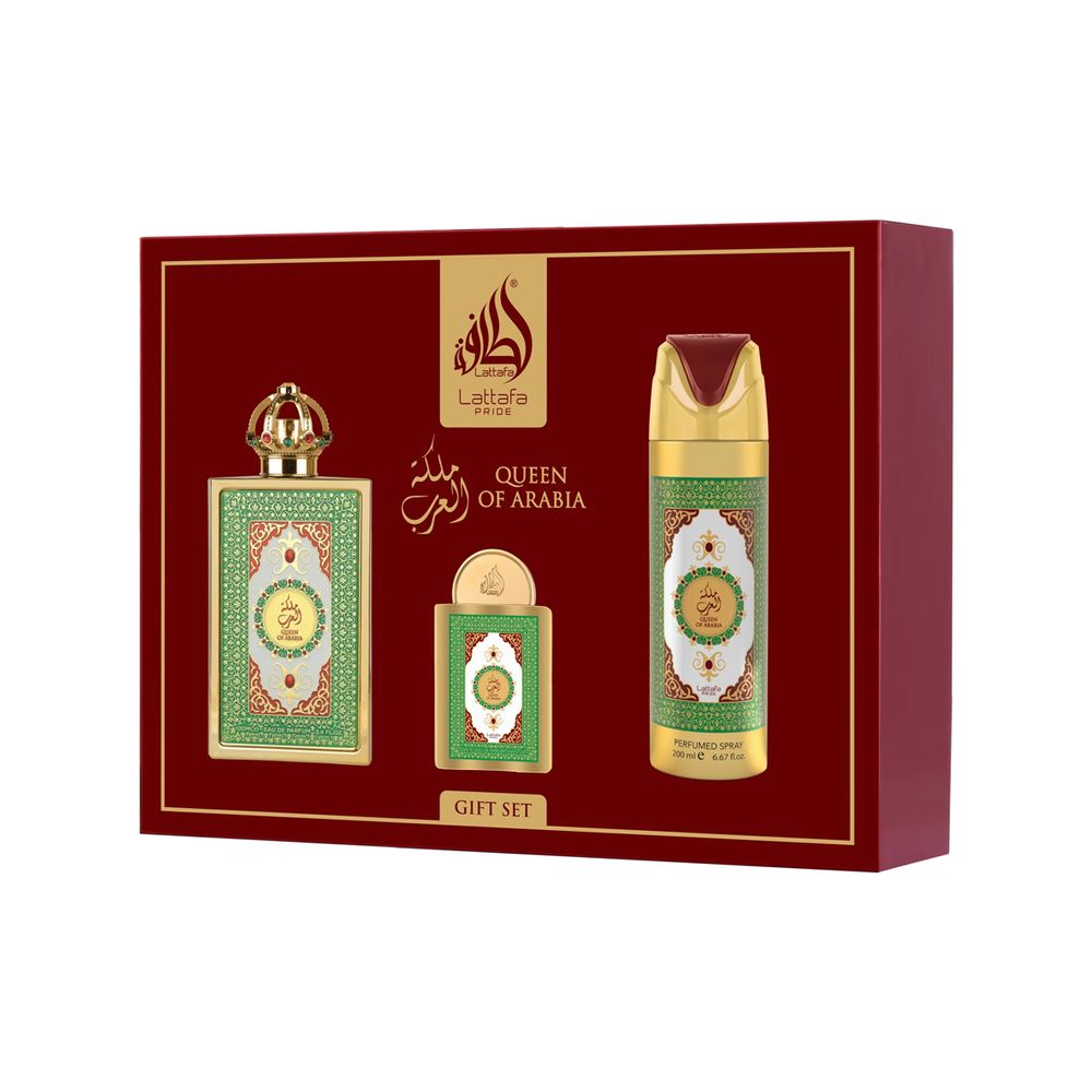 Lattafa Pride Queen Of Arabia EDP 100 ml + EDP 20 ml + DEO VAPO 200 ml (woman) 1 pcs
