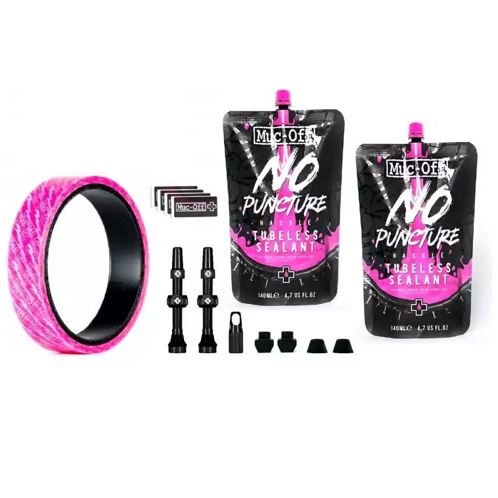 Комплект для бескамерной установки покрышек Muc-Off ultimate tubeless setup kit Road/Gravel & CX