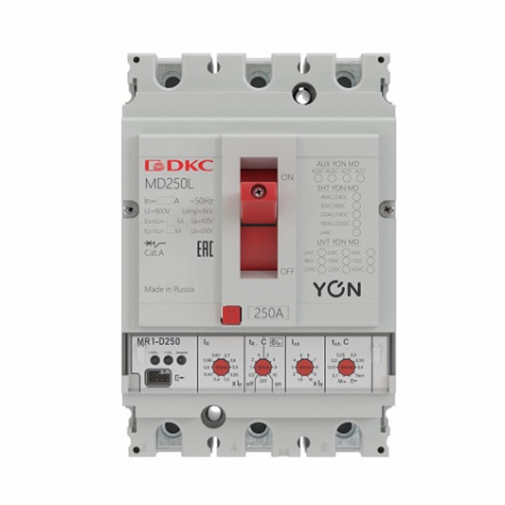 Автоматический выключатель в литом корпусе DKC MD160N-MR1