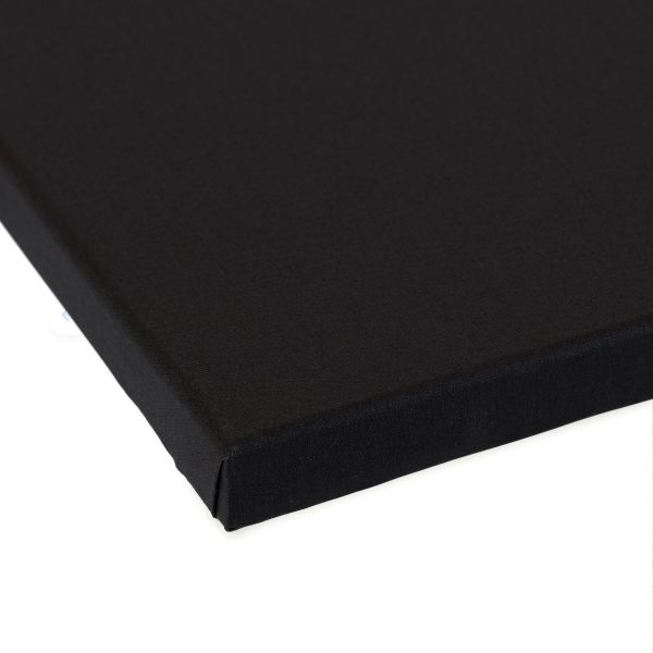 Холст грунтованный на подрамнике 50х60 см, 240 г/м², 2 шт, PERESLAVL BLACK EDITION мелкозернистый, Vista-Artista ACBF-5060