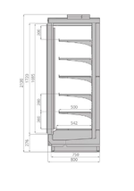 Шкаф морозильный BRANDFORD ODISSEY Slim Portable 375
