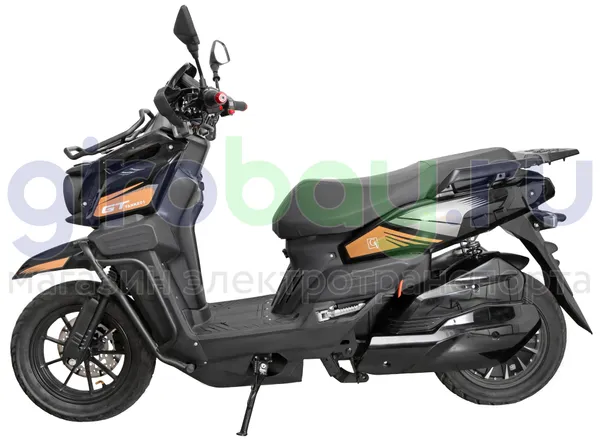 Электроскутер GT Tank 3000W (72V/60Ah) - Чёрный с кофром, обновленная версия фото №8