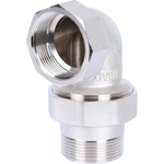 Американка STOUT никелированная угловая 1 1/2" ВР/НР O-Ring уплотнение