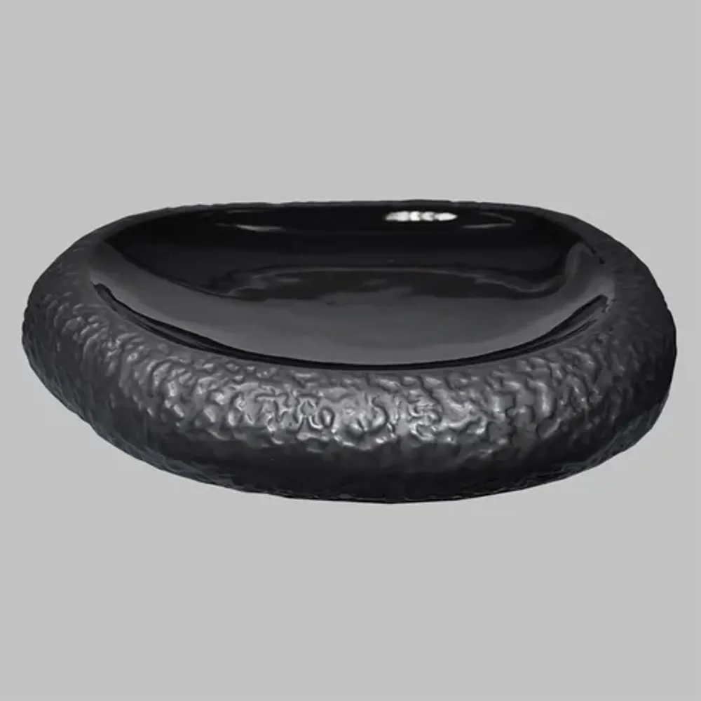 Блюдо овальное 28*22 см h6 см Organic Black P.L. Proff Cuisine [3]