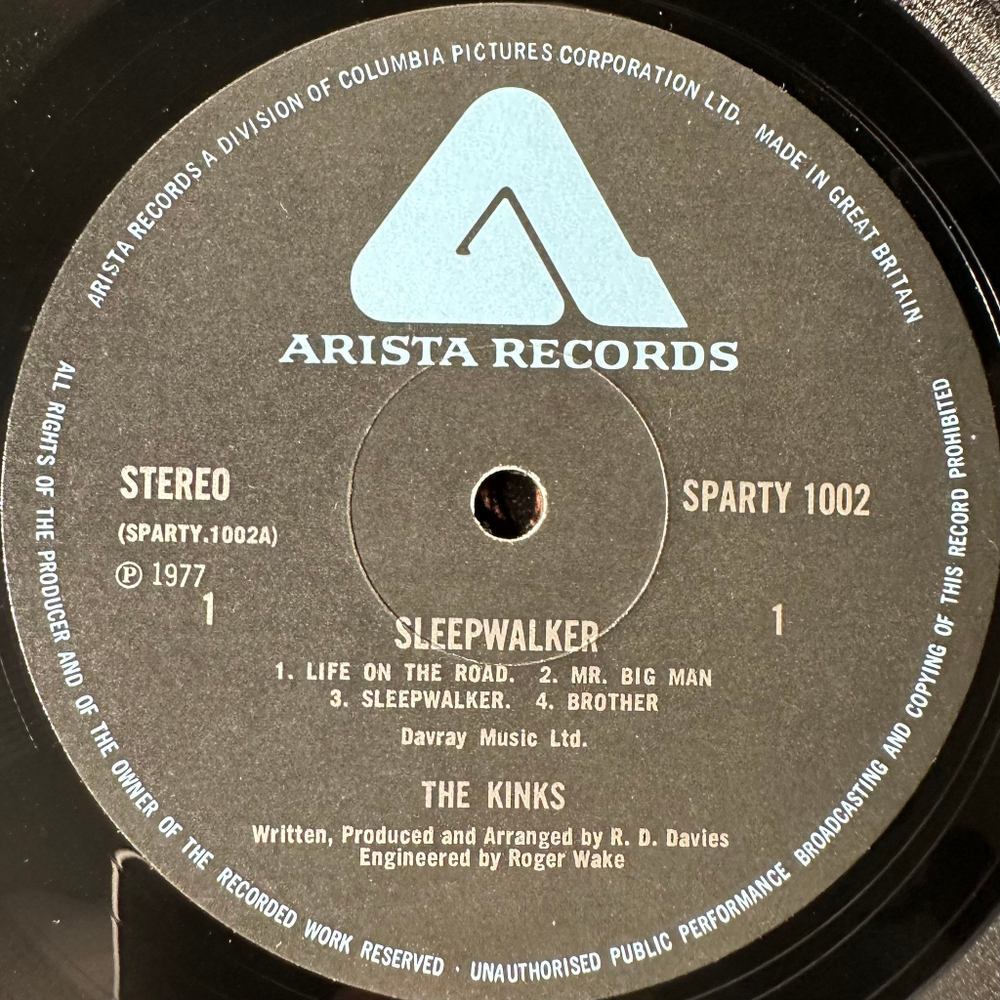 The Kinks – Sleepwalker (Англия 1977г.)