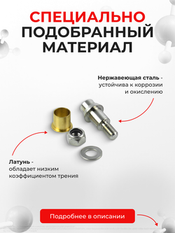 Ремкомплект (втулки) петель дверей Volvo S40 (II) [Кузов: MS; MS20; MS21; MS38; MS43; MS66; MS68; MH68] (1 петля, RPD14-1) 2004-2012