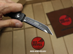 Нож Microtech Ultratech T/E A+++ - черная рукоять, черный клинок танто RK/Н89