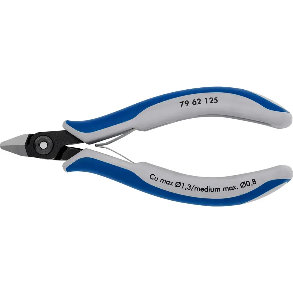 Прецизионные кусачки боковые для электроники чернёные 125 мм Knipex 79 62 125