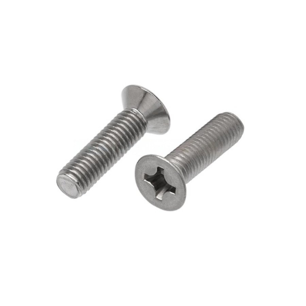 Винт DIN 965 А2 M 6х20 PH с потайной головкой, шлиц крест в упак 500 шт