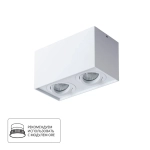 Точечный накладной светильник Arte Lamp FACTOR A5544PL-2WH, 2хGU10